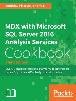 cover image of MDX with Microsoft SQL Server 2016 Analysis Services Cookbook
